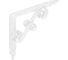 Кронштейн фигурный DOMART 150x125 мод.10 белый 4660015169831 1