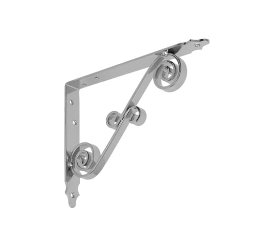 Кронштейн фигурный DOMART 200x150 мод.10 хром 4620031741183 1