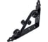 Кронштейн фигурный DOMART 150x125 мод.10 черный 4660015160432 1