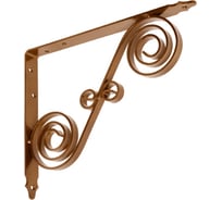 Кронштейн фигурный DOMART 250x200 мод.10 коричневый металлик 4620031741268