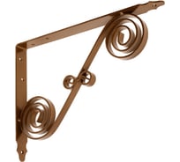 Кронштейн фигурный DOMART 300x225 мод.10 коричневый металлик 4620031741343