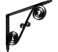 Кронштейн фигурный DOMART 300x225 мод.10 черный 4620031742968