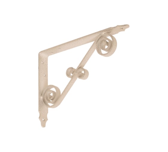 Кронштейн фигурный DOMART 200x150 мод.10 белый антик 4620031741114 1