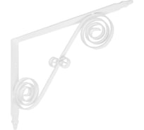 Кронштейн фигурный DOMART 350x250 мод.10 белый 4620031741411