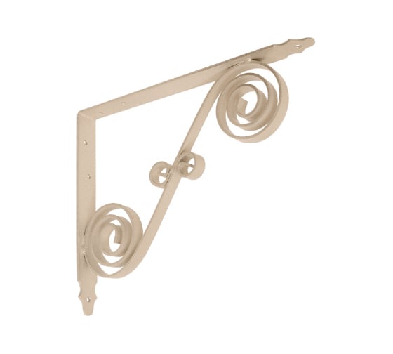 Кронштейн фигурный DOMART 300x225 мод.10 белый антик 4620031741312 1