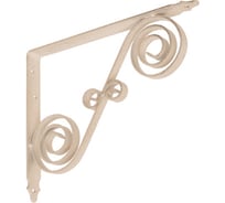 Кронштейн фигурный DOMART 250x200 мод.10 белый антик 4620031741213