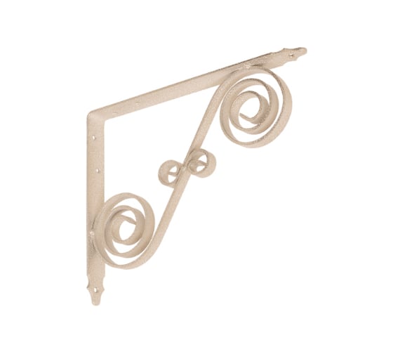 Кронштейн фигурный DOMART 250x200 мод.10 белый антик 4620031741213 1