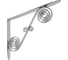 Кронштейн фигурный DOMART 350x250 мод.10 хром 4620031741480 1