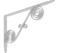 Кронштейн фигурный DOMART 350x250 мод.10 серый металлик 4620031741473