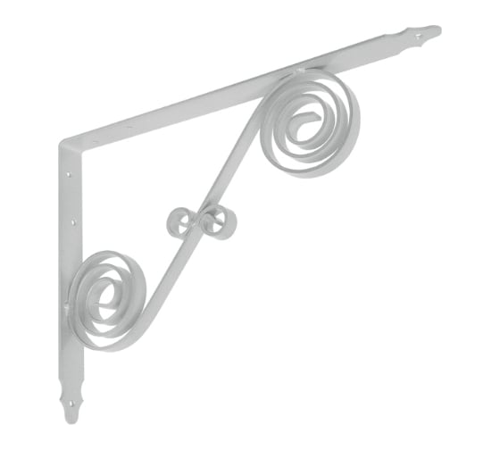 Кронштейн фигурный DOMART 350x250 мод.10 серый металлик 4620031741473 1