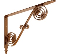 Кронштейн фигурный DOMART 350x250 мод.10 коричневый металлик 4620031741442