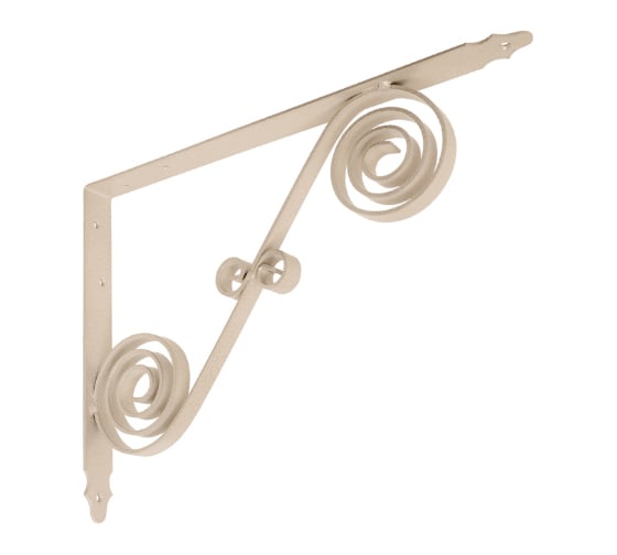 Кронштейн фигурный DOMART 350x250 мод.10 белый антик 4620031741428 1