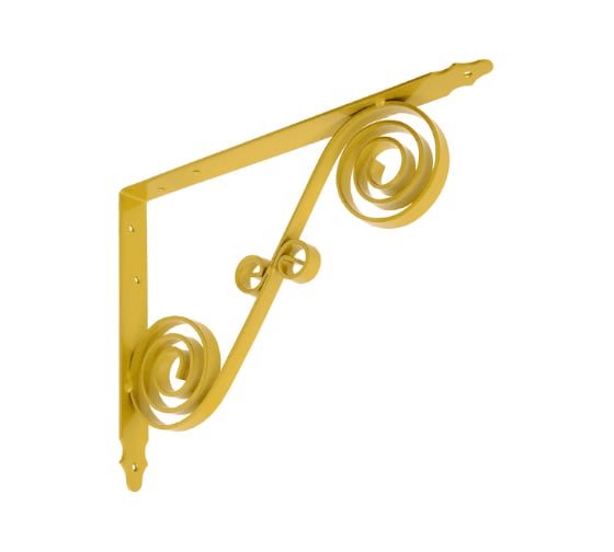 Кронштейн фигурный DOMART 300x225 мод.10 золото 4620031741336 1