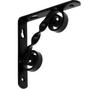 Кронштейн фигурный DOMART 120x120 мод.12 черный 4620031749066