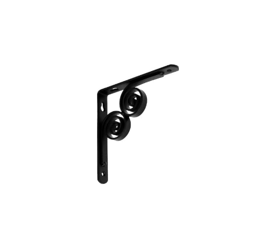 Кронштейн фигурный DOMART 150x150 мод.13 черный 4620031749479 1