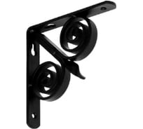 Кронштейн фигурный DOMART 120x120 мод.14 черный 4660046000080
