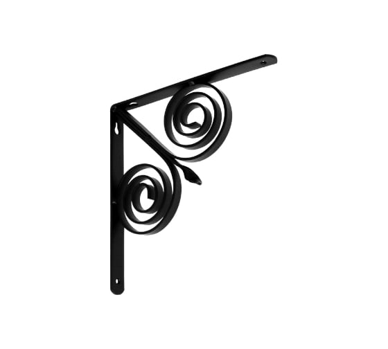 Кронштейн фигурный DOMART 220x220 мод.14 черный 4620031749776 1