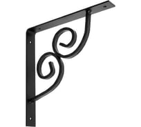 Кронштейн фигурный DOMART 225x225 мод.17 черный 4660046010560