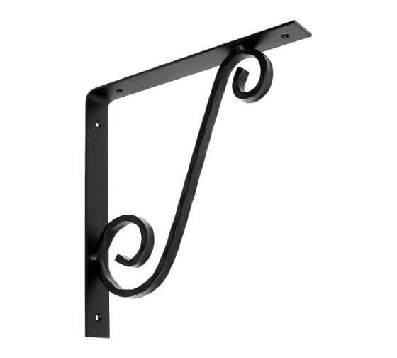 Кронштейн фигурный DOMART 225x225 мод.16 белый 4660046010515 1