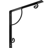Кронштейн фигурный DOMART 250x250 мод.18 черный 4660046014193