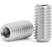 Установочный винт с внутренним шестигранником КРЕП-КОМП DIN 913, 5x12, пр. 10.9, тупой конец, цинк, 100 шт. ву512ц