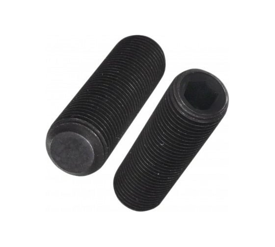 Установочный винт с внутренним шестигранником КРЕП-КОМП DIN 913, 5x10, пр. 10.9, тупой конец, черный, 100 шт. ву510 1