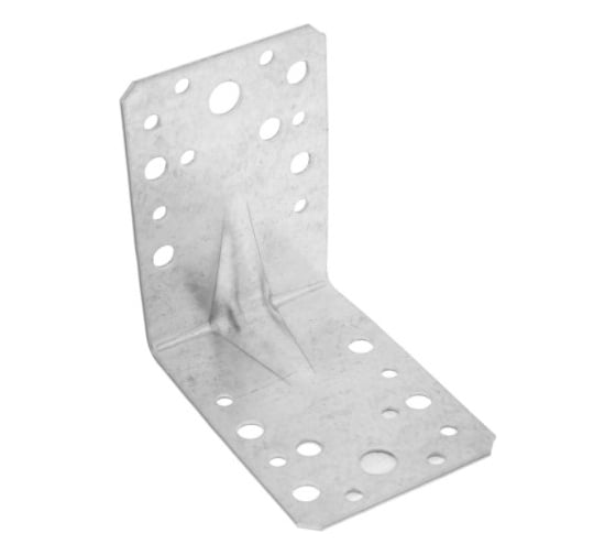 Крепежный усиленный уголок ТУНДРА 90х90х65х2 мм, ГОЦ, в упаковке 1 шт. 5294414 1