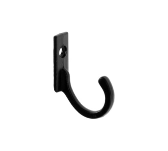 Мебельный крючок TUNDRA VINTAGE 022 LIGHT, цвет черный 1 шт. 6487601 1
