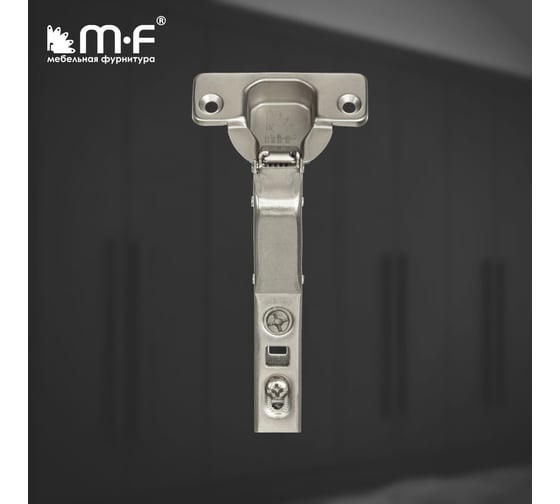 Угловая петля MF 45 градусов, Clip-on с доводчиком 10295v