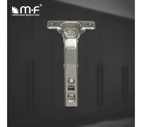 Угловая петля MF 90 градусов, Clip-on с доводчиком 10296v