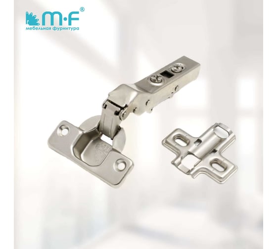 Угловая петля MF 30 градусов, Clip-on с доводчиком 10294v