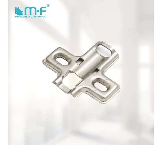 Угловая петля MF 30 градусов, Clip-on с доводчиком 10294v