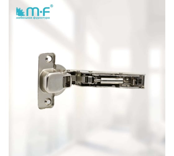 Угловая петля MF 30 градусов, Clip-on с доводчиком 10294v