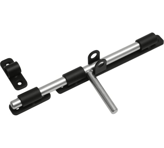 Задвижка дверная DOMART ЗД-250 (с проушиной) черный 4660046016982 1