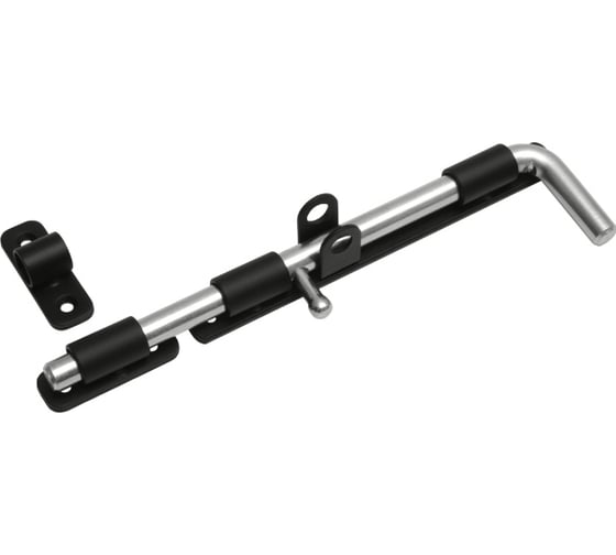 Задвижка дверная DOMART ЗД-250 мод.2 (с проушиной) черный 4660046017002 1