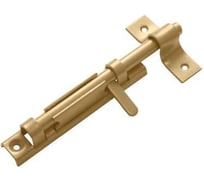 Задвижка накладная DOMART с плоской ручкой золото 4607111620231