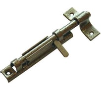 Задвижка накладная DOMART с плоской ручкой бронза антик 4607111620286