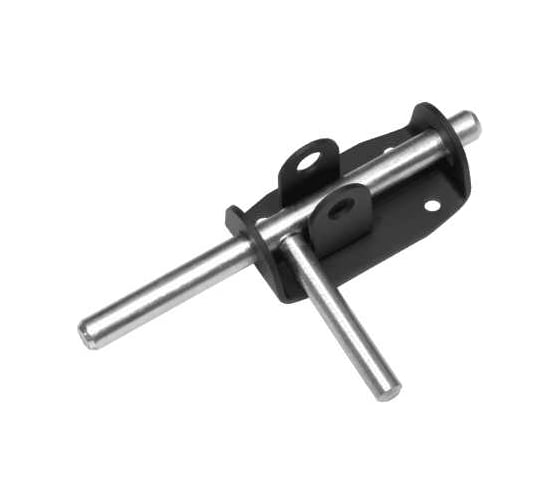 Засов воротный DOMART (90) 180 мм (с проушиной) черный 4660046012465 1