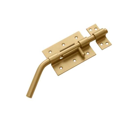 Засов гаражный DOMART ЗГ-100 золото 4607111622556 1