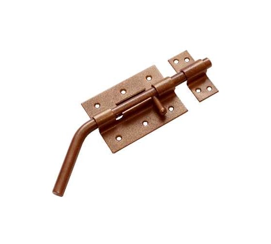 Засов гаражный DOMART ЗГ-100 коричневый металлик 4607111622563 1