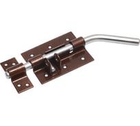 Засов гаражный DOMART ЗГ-100 (с проушиной) медь антик 4660046014599