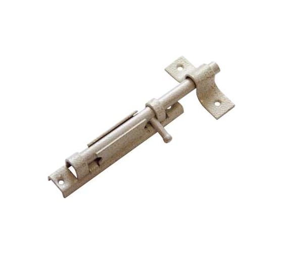 Задвижка накладная DOMART с точеной ручкой белый антик 4607111620194 1