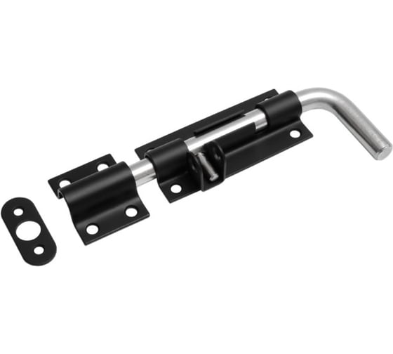 Засов гаражный DOMART ЗГ-200 (с проушиной) черный 4660046014452 1