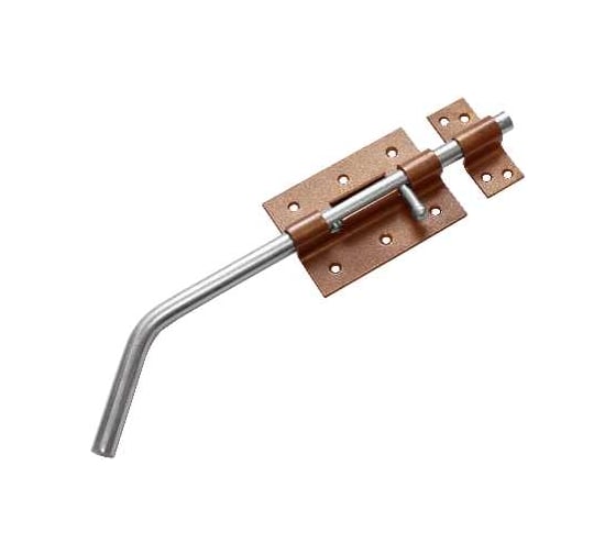 Засов гаражный DOMART ЗГ-300 коричневый металлик 4620007786583 1