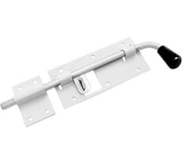 Засов гаражный DOMART с проушиной 400 мм мод.2 белый 4620007785456