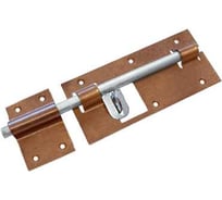 Засов гаражный DOMART с проушиной 300 мм коричневый металлик 4620007786484