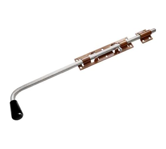 Засов гаражный DOMART ЗГ-600 мод.2 коричневый металлик 4620007786187 1