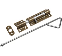 Засов гаражный DOMART ЗГ-500 (с тягой) бронза антик 4660046017521