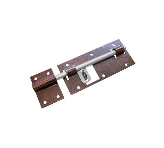 Засов гаражный DOMART с проушиной 300 мм медь антик 4620007786491 1