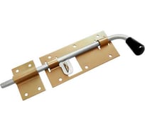 Засов гаражный DOMART с проушиной 400 мм мод.2 золото 4620007785500